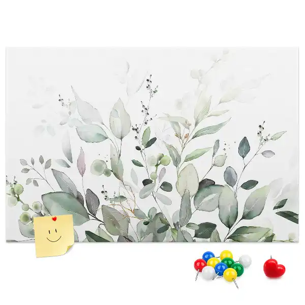 Detská nástenka Botanické listy