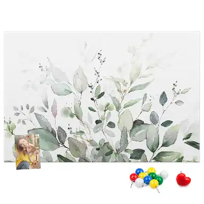 Detská nástenka Botanické listy