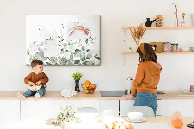 Detská nástenka Botanické listy