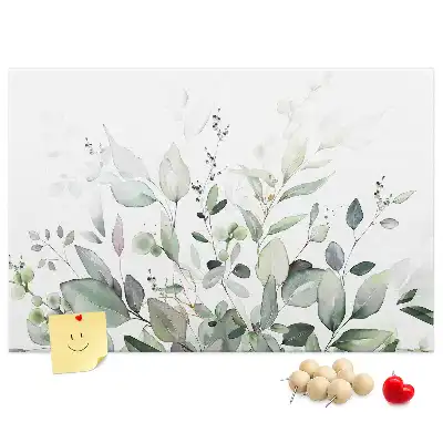 Detská nástenka Botanické listy