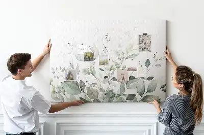 Detská nástenka Botanické listy