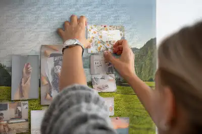 Korková nástenka Hory a pole