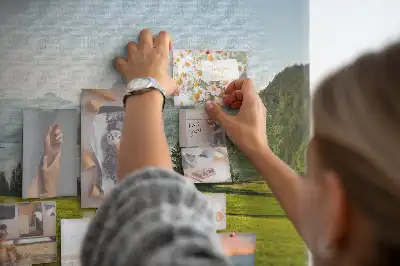 Korková nástenka Hory a pole