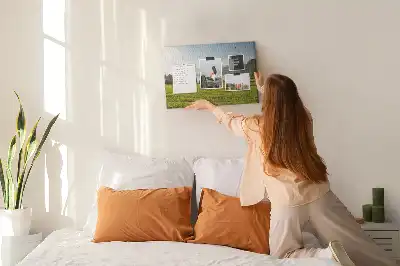 Korková nástenka Hory a pole
