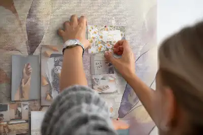 Nástenka do detskej izby s motívom akvarelových rastlín