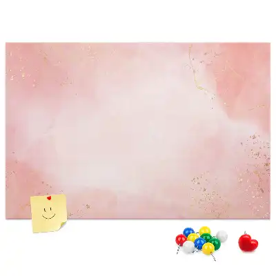 Nástenka do detskej izby Ružový mramor