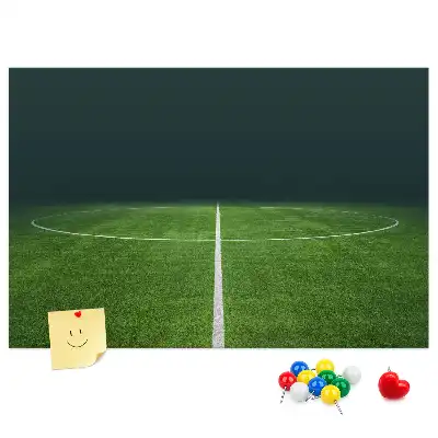 Nástenka do detskej izby s motívom futbalového ihriska