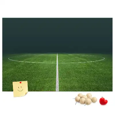 Nástenka do detskej izby s motívom futbalového ihriska