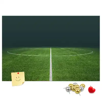 Nástenka do detskej izby s motívom futbalového ihriska