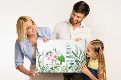 Nástenka do detskej izby Akvarel listy