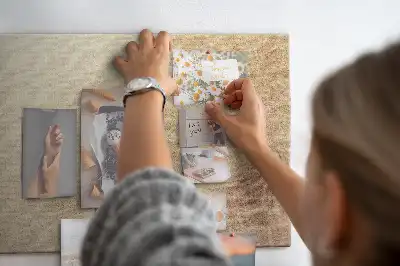 Nástenka do detskej izby s motívom palmových listov