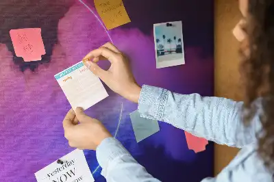 Korková nástenka s 3D motívom dymovej abstrakcie