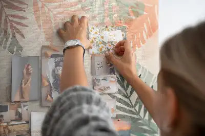 Korková nástenka Botanické listy