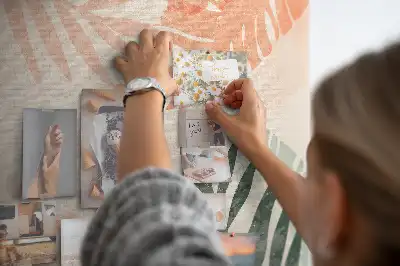 Korková nástenka Botanické listy
