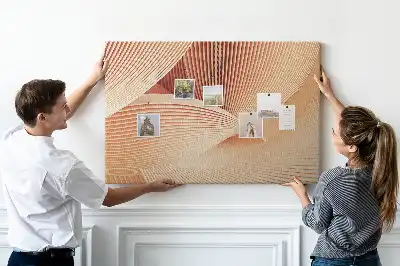 Nástenka do detskej izby s abstraktným vzorom vĺn