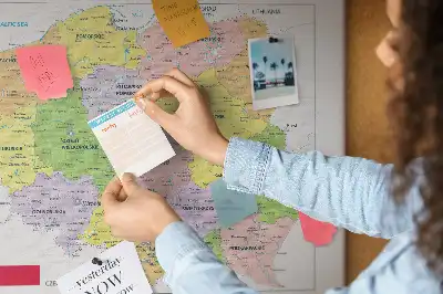 Nástenka do detskej izby s mapou poľských hraníc