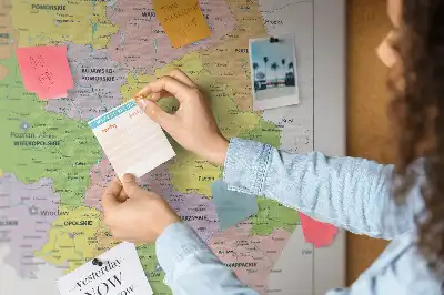 Nástenka do detskej izby s mapou poľských hraníc