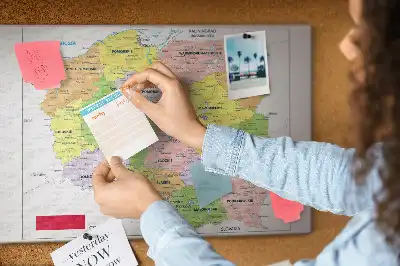 Nástenka do detskej izby s mapou poľských hraníc