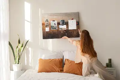Nástenka do detskej izby s motívom východu slnka na poli