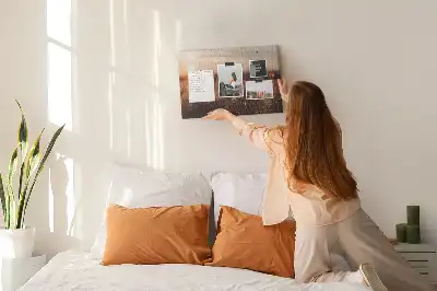 Nástenka do detskej izby s motívom východu slnka na poli