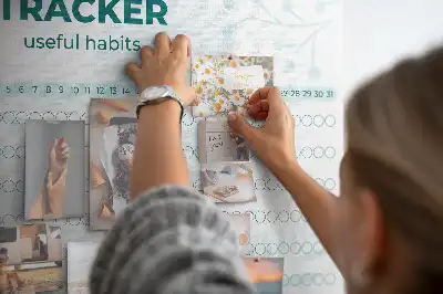 Nástenka do detskej izby Plánovač návykov