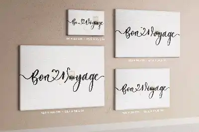 Nástenná dekorácia do detskej izby Bon voyage