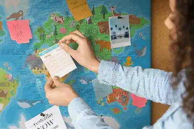 Nástenka do detskej izby Kreslená mapa