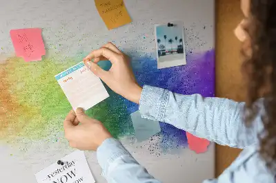 Nástenka do detskej izby Abstraktná dúha