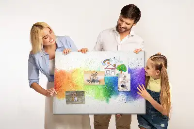 Nástenka do detskej izby Abstraktná dúha