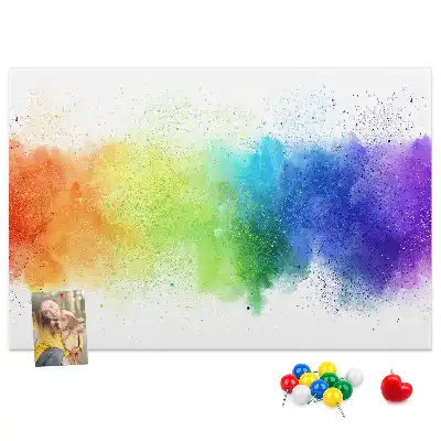 Nástenka do detskej izby Abstraktná dúha