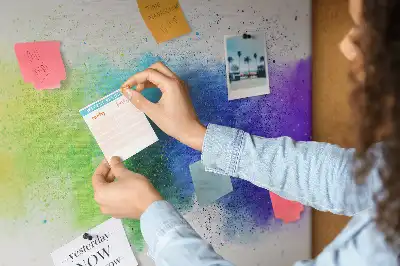Nástenka do detskej izby Abstraktná dúha
