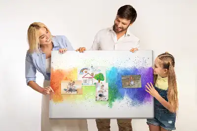 Nástenka do detskej izby Abstraktná dúha