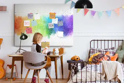 Nástenka do detskej izby Abstraktná dúha