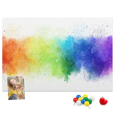 Nástenka do detskej izby Abstraktná dúha