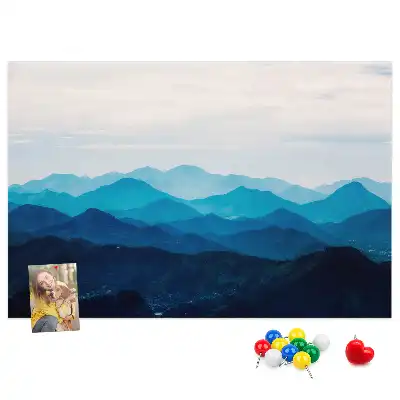 Nástenka do detskej izby Akvarel hory