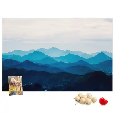 Nástenka do detskej izby Akvarel hory