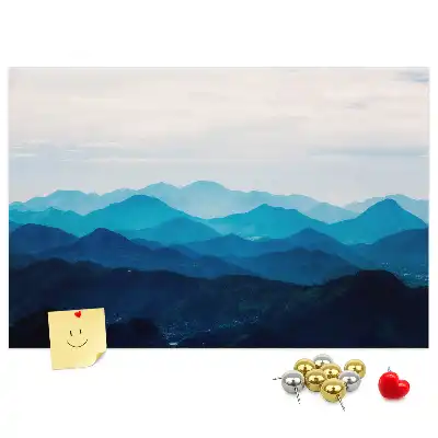 Nástenka do detskej izby Akvarel hory