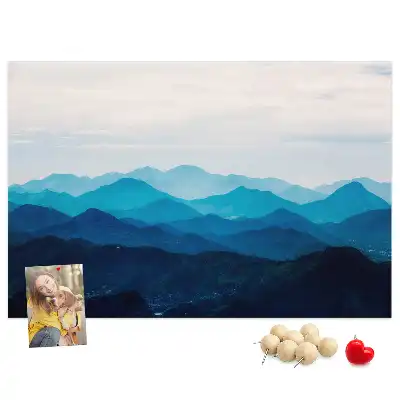 Nástenka do detskej izby Akvarel hory