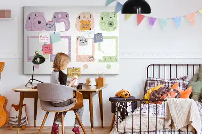 Nástenka do detskej izby Sada fotoaparátov