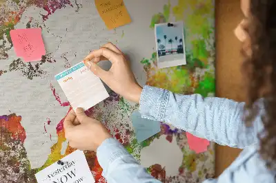 Nástenka do detskej izby Rozmazané vodné kontinenty