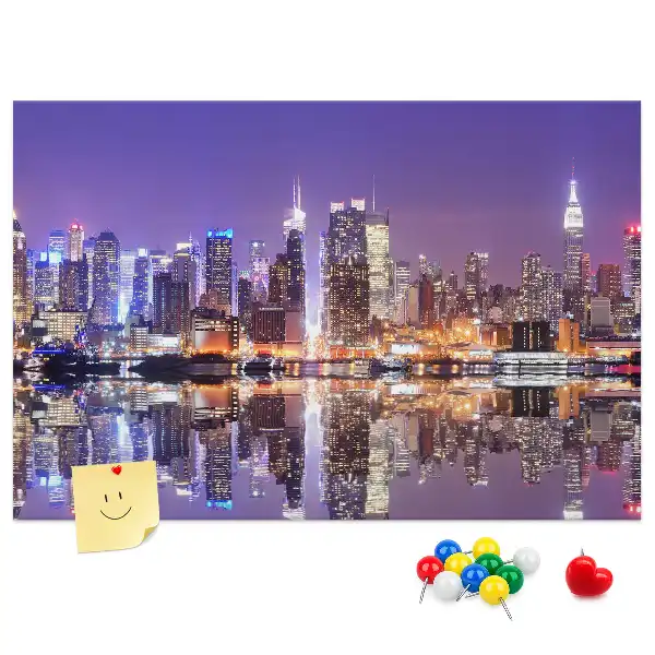 Nástenka do detskej izby New York v noci