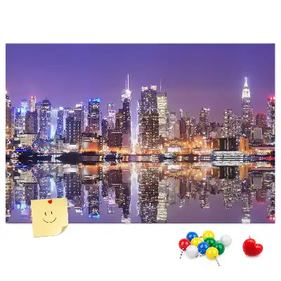 Nástenka do detskej izby New York v noci