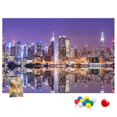 Nástenka do detskej izby New York v noci