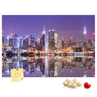 Nástenka do detskej izby New York v noci