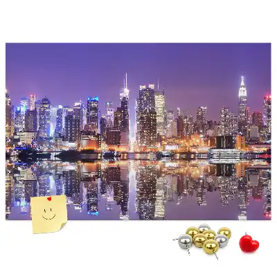 Nástenka do detskej izby New York v noci