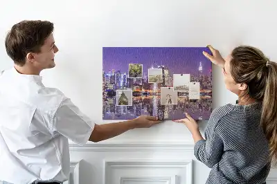 Nástenka do detskej izby New York v noci