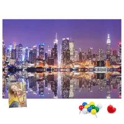 Nástenka do detskej izby New York v noci