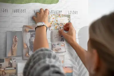 Nástenka do detskej izby so sedemdňovým rozpisom úloh