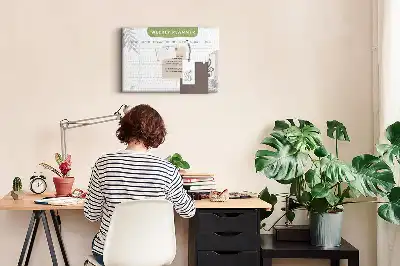 Nástenka do detskej izby so sedemdňovým rozpisom úloh