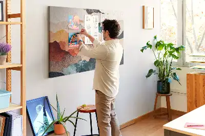 Nástenka do detskej izby s motívom krajiny